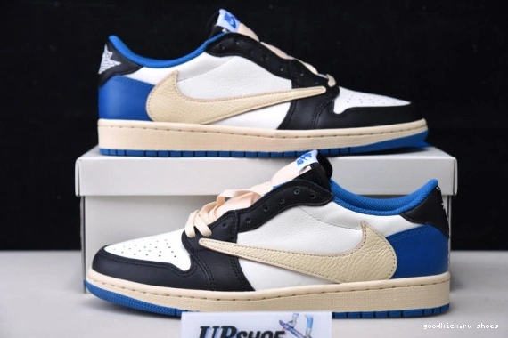 SP DM7866-140 Travis Fragment Jordan 1 Low OG x Scott Retro 0207